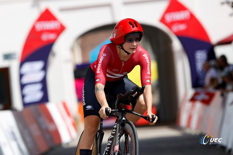 European Championships Munich 2022 - 2022 UEC Road Elite European Championships - Women's ITT - 17/08/2022 - Emma Cecile Bjerg (DEN) - photo Ivan Benedetto/UEC/SprintCyclingAgency?2022